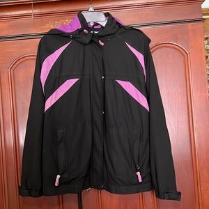 Vintage Bold Spirit Full Zipper Jacket Perfect For Cool Days/Nights Size Large